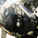 GBRacing Rahmenprotektoren "Street" (Bullet Slider) Aprilia Tuona V4R 2011- links