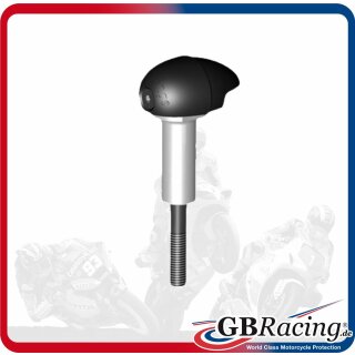 GBRacing Rahmenprotektor "Street" links  (Bullet Slider)  Triumph Daytona 675 06-12 (incl. R-Modell)