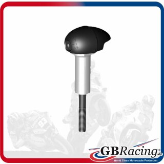 GBRacing Rahmenprotektor "Racing"  links (Bullet Slider) Triumph Daytona 13-