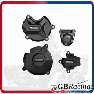 GBRacing Motordeckelschoner SET BMW S1000RR 17- / S1000XR 15- / S1000R 17- incl. Wasserpumpenschoner