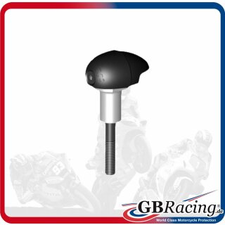 GBRacing Rahmenprotektor "Racing"  (Bullet Slider) Suzuki GSX-R 600 / 750 04-05 links