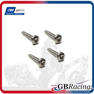 GBRacing Ersatzschrauben für Zündungsdeckelschoner BMW S1000RR 09-18 / BMW HP4 13- / BMW S1000R 14- / Bimota BB3 14-