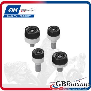 GBRacing Achsprotektoren YAMAHA R1 / R1M  2015 - 2025 / R9 2025- / MT-10 2015-2026
