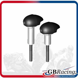 GBRacing Rahmenprotektoren "Street"  (Bullet Slider)  Triumph Daytona 675 06-12 (incl. R-Modell)