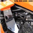 GBRacing Rahmenprotektoren KTM RC8 08-13 incl. R-Modell